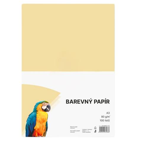 Papír barevný Color A3/80 béžový 100ks